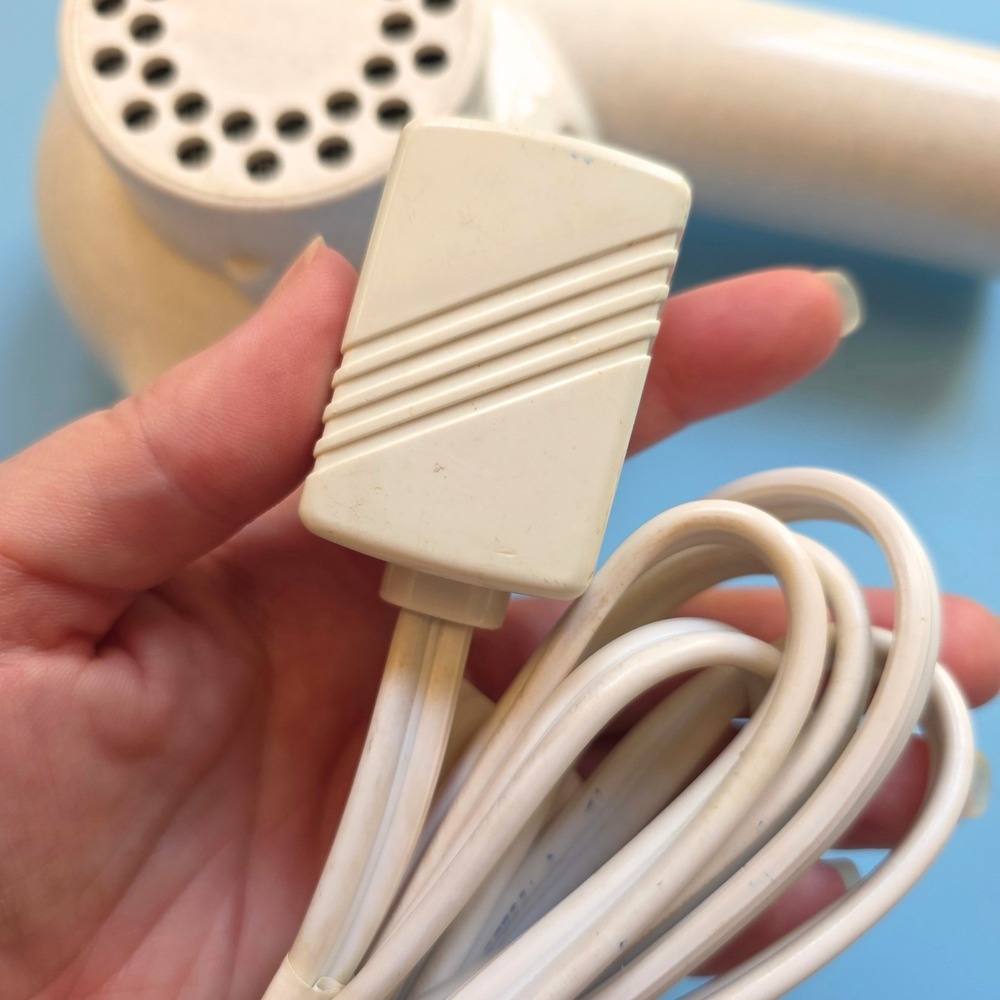 Vintage Conair Pro Style 1600 Hair Blow Dryer White Tested Video! 90s 80s 087D - Picture 8 of 10